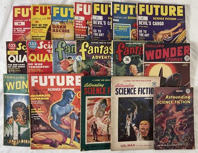 Lot 328 - PULP FICTION - A group of 17 sci-fi pulp...