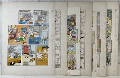 Lot 414 - DANGER MOUSE - 8 pages of original comic book...