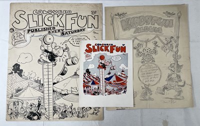Lot 263 - COLOURED SLICK FUN #76 (c.1950) original comic...