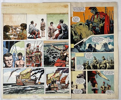 Lot 427 - BEN-HUR - 2 pages of original comic book art...