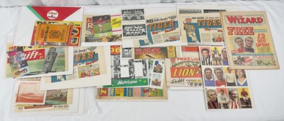 Lot 198 - A group of comic book free gifts, all football...