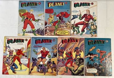 Lot 268 - PLANET STORIES #1 - 7 (1961, Atlas Publishing)...