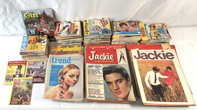 Lot 172 - A box of British comics aimed at a female...