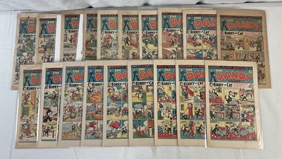 Lot 143 - THE DANDY - A group of 20 early issues ranging...