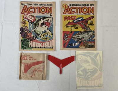 Lot 357 - ACTION #1 - 2 (1976, IPC Magazines) with free...