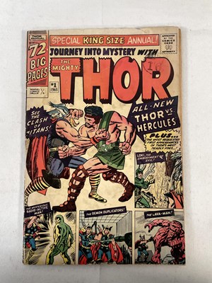 Lot 36 - THE MIGHTY THOR KING-SIZE ANNUAL #1 (1965) UK...