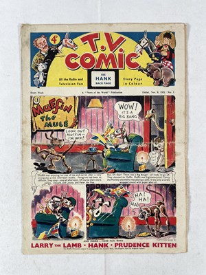 Lot 341 - T.V. COMIC #1 ( 9th November 1951, News of The...