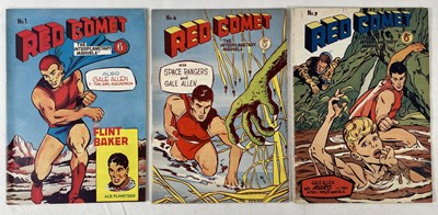 Lot 271 - RED COMET #1, 4, 9 (1961, Atlas Publishing)...
