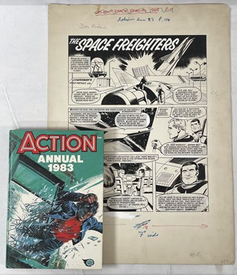 Lot 439 - THE SPACE FREIGHTERS - Original comic book art...