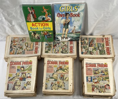 Lot 174 - A box of c.250 British comics aimed at a teen...
