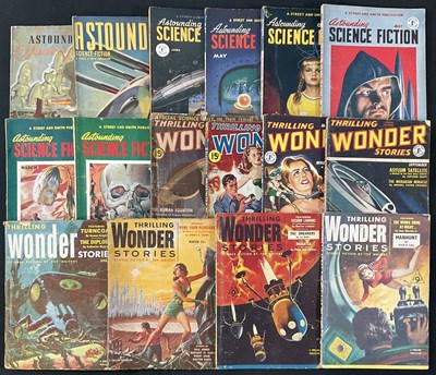 Lot 347 - A group of 1940s and 50s sci-fi pulps...