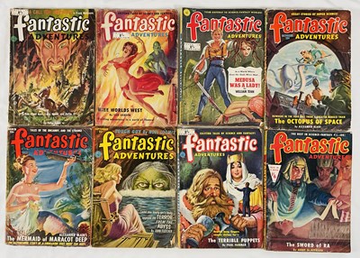 Lot 349 - FANTASTIC ADVENTURES - A group of 8 sci-fi...