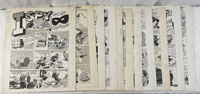 Lot 441 - SPARKY - 11 pages of Original comic book art...