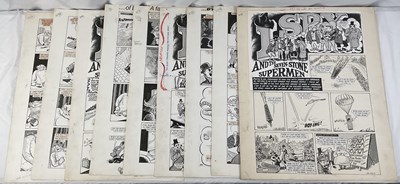 Lot 442 - SPARKY - 15 pages of Original comic book art...
