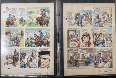 Lot 443 - A portfolio of original comic book art from...
