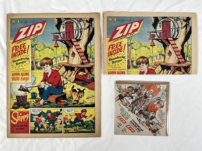 Lot 194 - ZIP #1-3 (1958, Oldhams Press) British comic...