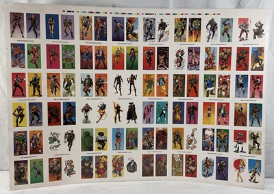 Lot 208 - 2000 A.D. printers proof uncut sheet of 'data...