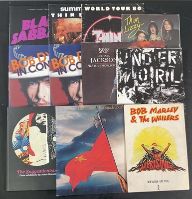 Lot 405 - A collection of music tour programmes...