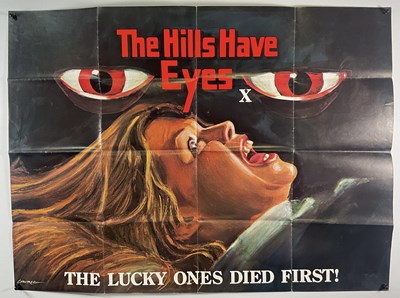 Lot 372 - THE HILLS HAVE EYES (1978) UK Quad film poster...