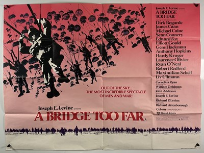 Lot 271 - A BRIDGE TOO FAR (1977) UK Quad film poster...