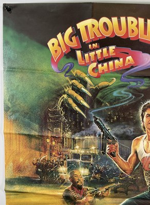 Lot 132 - BIG TROUBLE IN LITTLE CHINA (1986) UK quad...