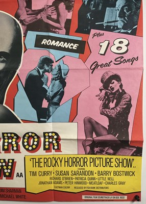 Lot 437 - ROCKY HORROR PICTURE SHOW (1975) UK Quad film...