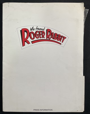 Lot 45 - WHO FRAMED ROGER RABBIT (1988) 2 different...