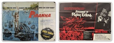 Lot 502 - PIRANHA (1978) UK Quad film poster artwork Bob...