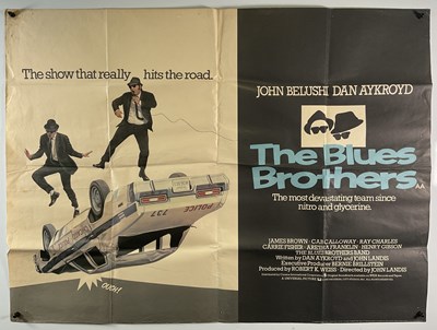 Lot 431 - THE BLUES BROTHERS (1980) UK Quad film poster...