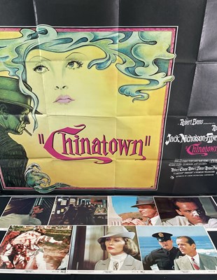 Lot 425 - CHINATOWN (1974) UK Quad film poster, with Jim...