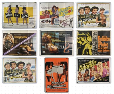 Lot 232 - A group of 10 X sexploitation / sex comedy UK...