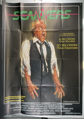 Lot 355 - SCANNERS (1981) French grande with Joann Daley...