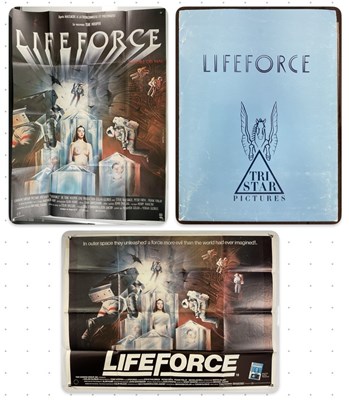 Lot 483 - LIFEFORCE (1985) A UK Quad film poster...