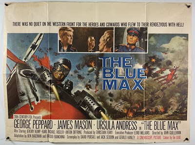 Lot 286 - THE BLUE MAX (1966) UK quad film poster...