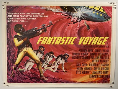 Lot 497 - FANTASTIC VOYAGE (1966) UK Quad film poster,...