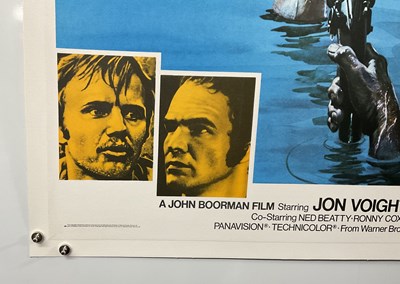 Lot 90 - DELIVERANCE (1972) UK Quad film poster,...