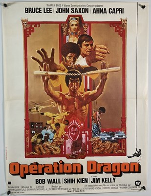 Lot 19 - ENTER THE DRAGON (1973) French medium film...