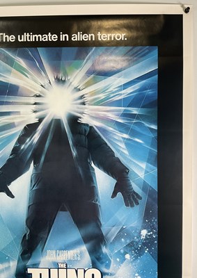 Lot 398 - THE THING (1982) US one sheet, John Carpenter...
