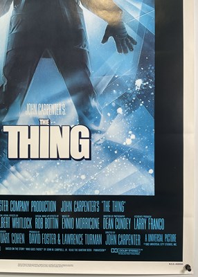 Lot 398 - THE THING (1982) US one sheet, John Carpenter...