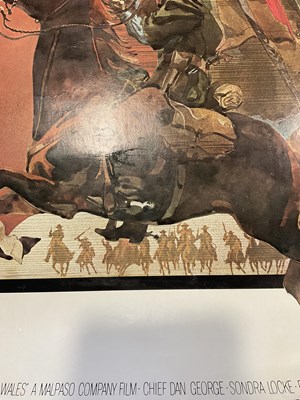 Lot 269 - THE OUTLAW JOSEY WALES (1976) US 40” x 60”...