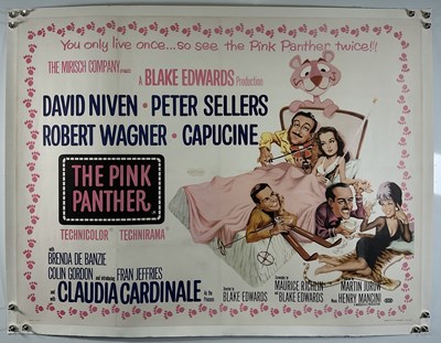 Lot 115 - THE PINK PANTHER (1963) UK Quad film poster,...