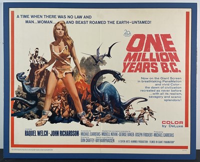 Lot 190 - ONE MILLION YEARS B.C. (1967) US half-sheet...