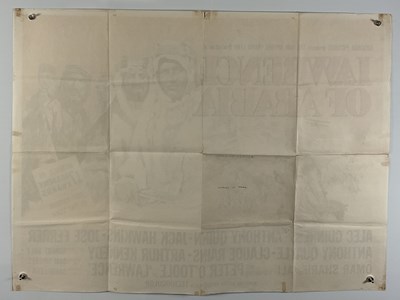 Lot 304 - LAWRENCE OF ARABIA (1962) UK Quad film poster,...