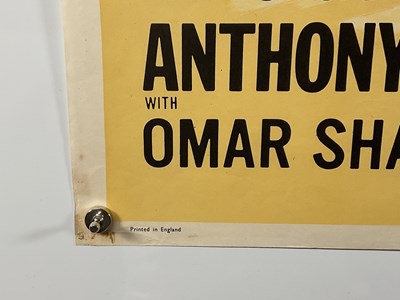 Lot 304 - LAWRENCE OF ARABIA (1962) UK Quad film poster,...