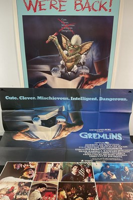 Lot 357 - GREMLINS (1984) UK quad film poster with John...