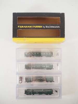 Lot 6 - GRAHAM FARISH - N gauge 372-675 4-car 4CEP EMU...