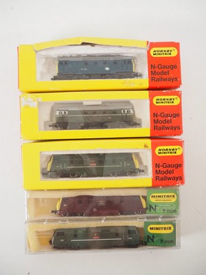 Lot 12 - MINITRIX - A group of N gauge British outline...