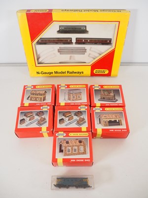 Lot 13 - MINITRIX - A group of N gauge British outline...
