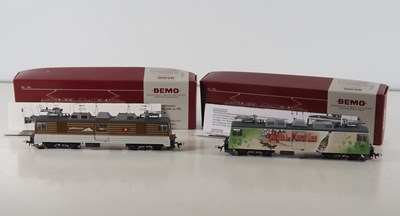 Lot 17 - BEMO HOm narrow gauge electric locomotives,...