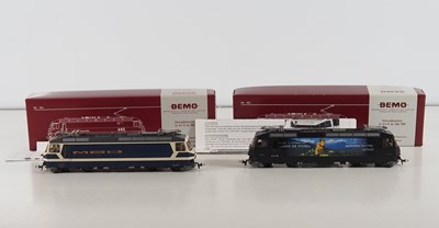 Lot 18 - BEMO HOm narrow gauge electric locomotives,...
